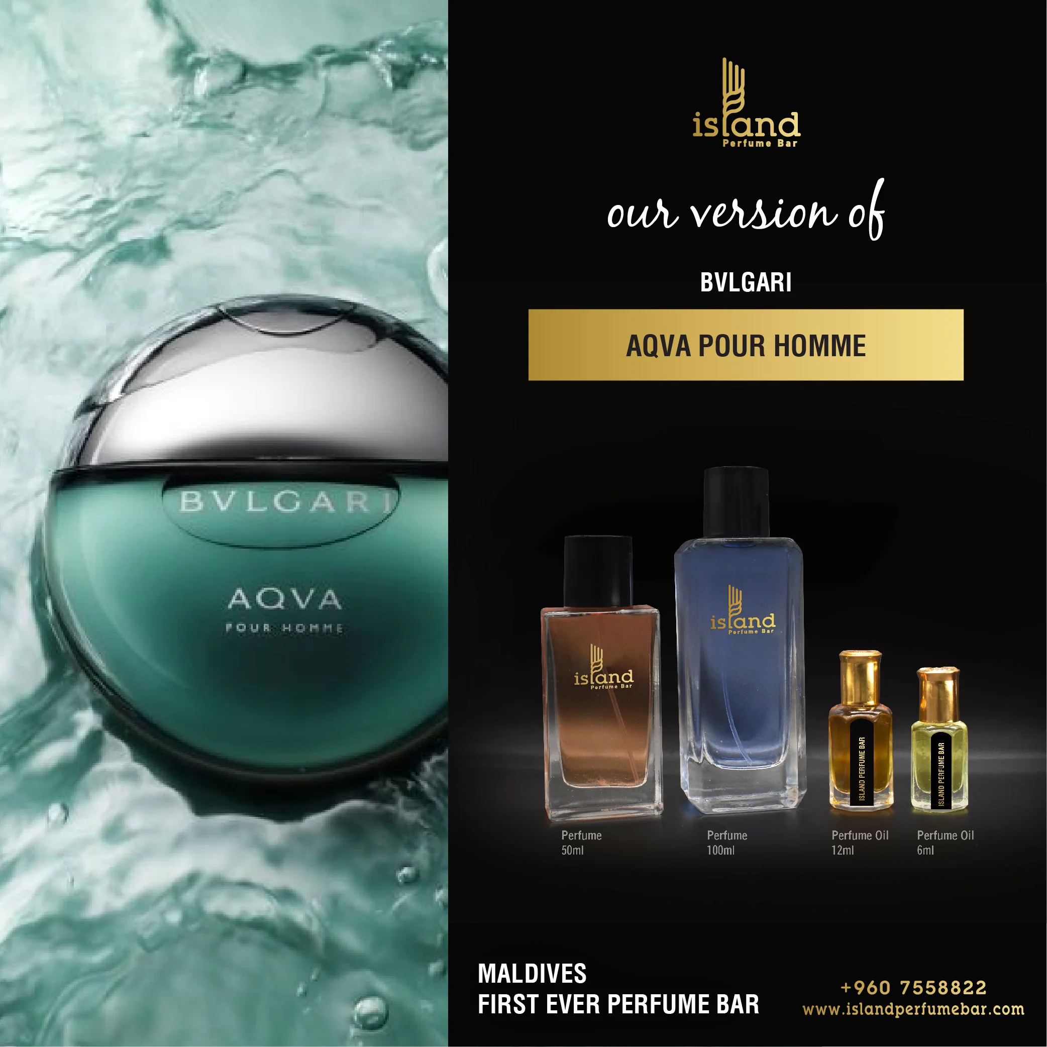 Bvlgari Aqva Pour Homme