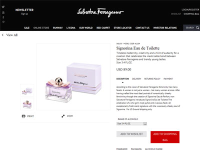 Salvatore Ferragamo Signorina Eau De Toilette