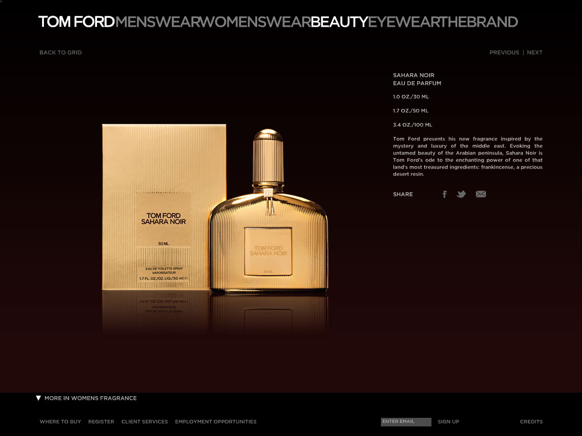 Tom Ford Sahara Noir
